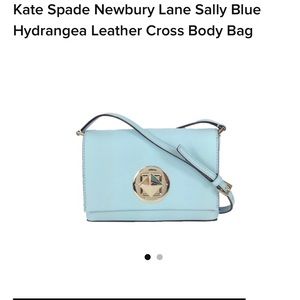 Kate spade Newbury Lane Sally Blue Hydrangea bag